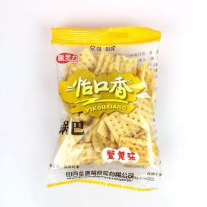 脆思力 怡口香锅巴 蟹黄味散装称重产品厂家:山西金德福食品有限公司