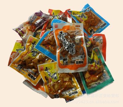 【散装香香嘴豆腐干《麻辣,五香,香辣,烧烤,泡椒,藤辣,腊香》】价格,厂家,图片,其他休闲与焙烤食品,成华区喜喜乐百货经营部-